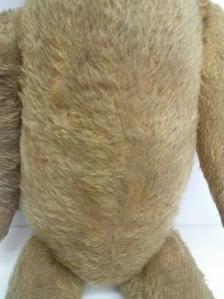Vintage Mohair Humpback Jointed Teddy Bear W/ Glass Eyes Possibly Steiff 3