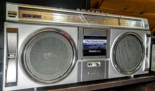 Vintage Panasonic Rx - 5005 Cassette Fm/am Ghetto Blaster Stereo Boom Box