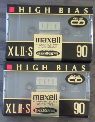 13 Vintage Maxell Cassettes Blank XL II 60,  90,  XL II - S 100 Metal MX 90 4