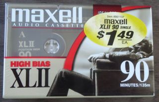 13 Vintage Maxell Cassettes Blank XL II 60,  90,  XL II - S 100 Metal MX 90 5