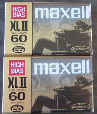 13 Vintage Maxell Cassettes Blank XL II 60,  90,  XL II - S 100 Metal MX 90 6