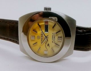 Vintage Tressa Automatic Made In Swiss Wristwatch For Men 