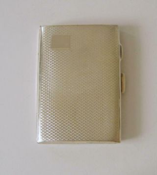 A Vintage Sterling Silver Small Cigarette Case Birmingham 1926 W Wilkinson Ltd