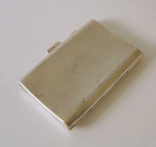 A Vintage Sterling Silver Small Cigarette Case Birmingham 1926 W Wilkinson Ltd 4