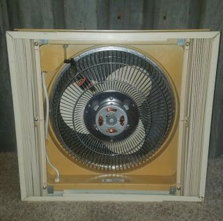 Vintage Lakewood HV - 12 - WR Reversable 3 Speed Window Fan Extensions 4