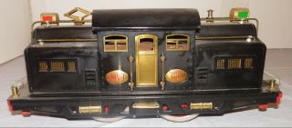 Rare Lionel 318e Standard Gauge Prewar Tinplate Black Electric Locomotive