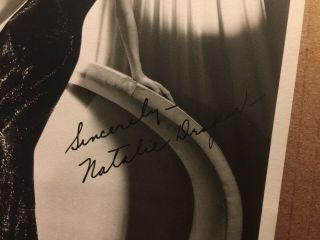 Natalie Draper Very Rare Early Vintage Autographed 8/10 Pin - Up Photo 6