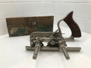 Vintage Stanley No.  50 Combination Plane & Cutters Antique Woodworking Tool