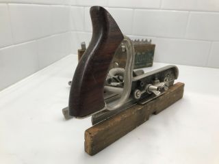 VINTAGE STANLEY NO.  50 COMBINATION PLANE & CUTTERS Antique Woodworking Tool 5