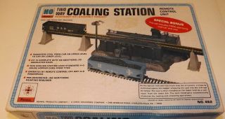 Ho Renwal Rare Vintage Coal Loader Unloader Lighted Complete Car Instruction Inc