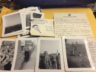 101st Airborne Division,  Camp Breckinridge,  Ky.  Letter And Photos 1953