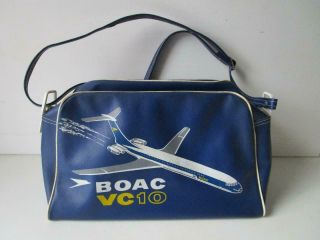 Vintage Boac Vc10 Airline Carry Bag