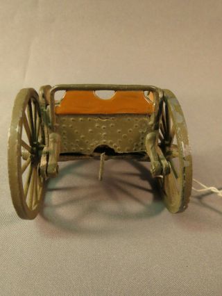 Rare Warren Lines Cannon and Ammo Limber with fold down shell storage 8