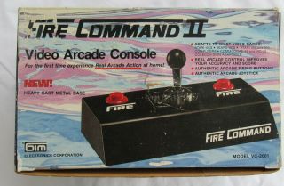 Vintage Fire Command Ii Joystick For Atari 400 2600 & Commodore Rare