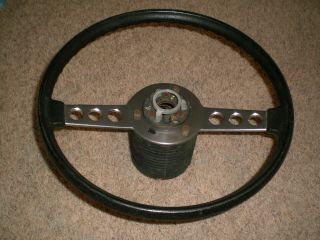 Dodge Challenger Cuda Steering Wheel 2 Spoke Crush Can Plymouth Vintage Horn