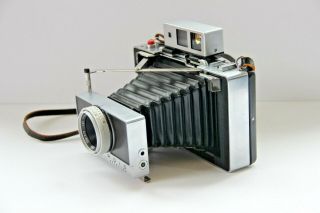 Vintage Polaroid Land Camera Model 180 Tomioka Tominon 114mm Lens 1:4.  5 Great