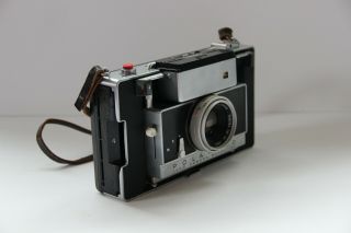 Vintage Polaroid Land Camera Model 180 Tomioka Tominon 114mm Lens 1:4.  5 GREAT 7