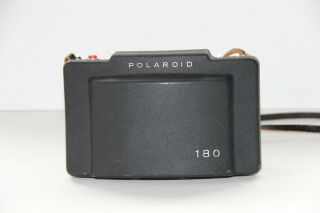 Vintage Polaroid Land Camera Model 180 Tomioka Tominon 114mm Lens 1:4.  5 GREAT 9