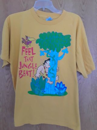 Vintage George Of The Jungle T Shirt Xlarge Rare Stanley Desantis 90s