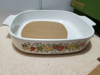 Vintage 2 CORNING WARE A - 1.  1/2 - B & A - 10 - B,  1 - 1/2 & 2 - 1/2 Qt,  Spice Of Life 2