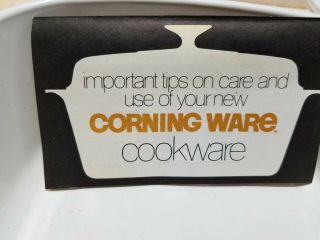 Vintage 2 CORNING WARE A - 1.  1/2 - B & A - 10 - B,  1 - 1/2 & 2 - 1/2 Qt,  Spice Of Life 8