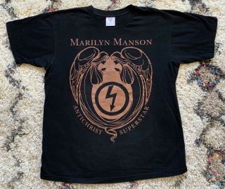 Vintage Rare Marilyn Manson Antichrist Superstar The End Winterland Tshirt L