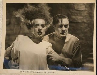 Rare Elsa Lanchester Colin Clive Bride Of Frankenstein Org Photo 1935 8x10