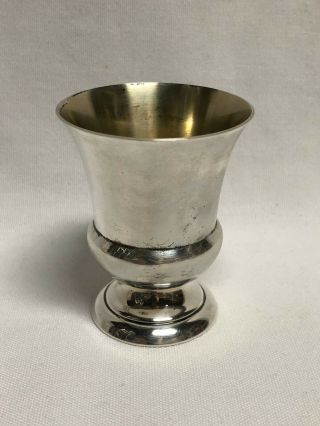 International Nh1 Sterling Silver Cordial Toothpick Holder 2 7/8 " No Mono