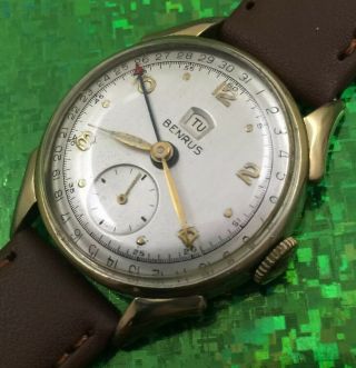 Vintage Men’s Benrus Hand Wind Wristwatch