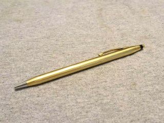 Vintage 14k Gold Cross Ballpoint Pen Not Gold Filled