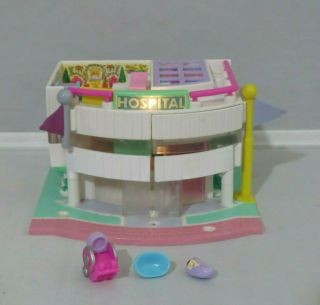 Vintage 1995 Polly Pocket Bluebird Children’s Hospital W Accessories - Lights Up