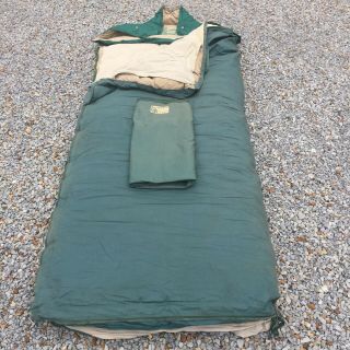 Vintage Eddie Bauer Lined Heavy Down Camping Sleeping Bag Usa 4813
