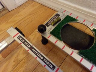 Vintage Dave Pelz Truth Board And Putting Track Golf Training Aid Set