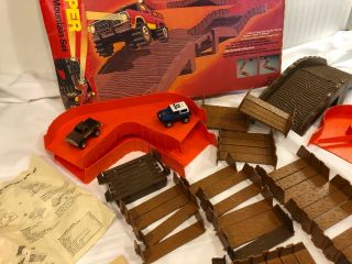 Vintage Schaper Stompers Devil Mountain Set,  Complete With Trucks (lree)