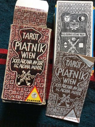 Vintage Tarot Piatnik Wien Nr.  2825 Xxii