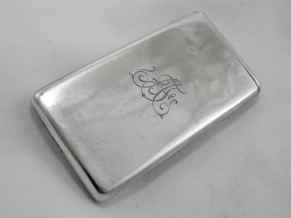 Sampson & Mordan Solid Silver Card Case - Chester 1906