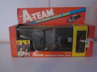 Rare Vintage The A - Team Motorized Patrol Boat