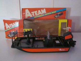 RARE Vintage The A - Team Motorized Patrol Boat 3