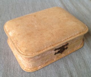 Antique Vintage Velvet Box Case for Pocket Watch or Jewellry 6