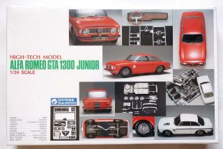 Gunze High - Tech Model 1/24 Alfa Romeo Gta 1300 Junior Scale Model Kit