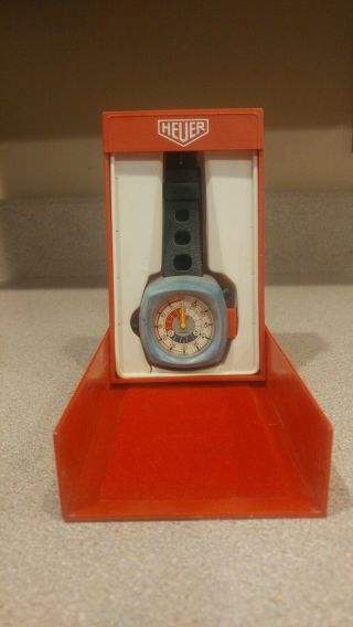 Vintage Heuer Supersport Wrist Stopwatch In Good