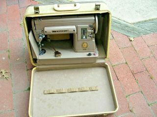 Vintage Singer 301 Sewing Machine With Case And Booklet Complete