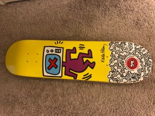 Vintage Keith Haring X Alien Workshop Skateboard Deck Rare Gilbert Crockett