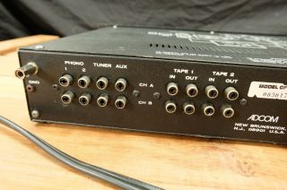 Adcom GFP - 1A Pre Amplifier & Vintage USA Hi - Fi Phono Amp 8
