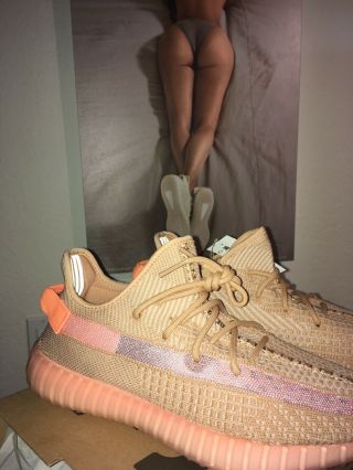Adidas Yeezy Boost 350 V2 Men Size 12 Clay (EG7490) in Hand 100 AUTHENTIC RARE 2