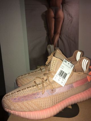 Adidas Yeezy Boost 350 V2 Men Size 12 Clay (EG7490) in Hand 100 AUTHENTIC RARE 6