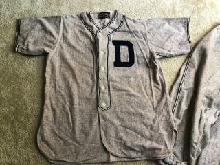 Vintage Macgregor Goldsmith Baseball Uniform Wool Jersey & Pants 1940s York