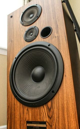 Pioneer CS - M551 Vintage 3 way Floor Standing Speakers In 2