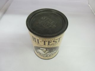 VINTAGE ADVERTISING HI - TEST BRAND COFFEE TIN CAN GRAPHICS 876 - O 2