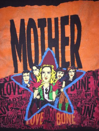 Vtg Rare 90 Mother Love Bone Shirt Brockum Pearl Jam Soundgarden Nirvana XL 2